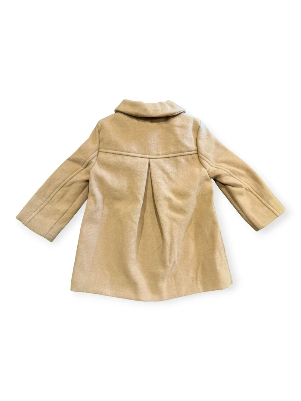 Baby B'gosh Girls' Camel Brown Wool Blend Coat 12M